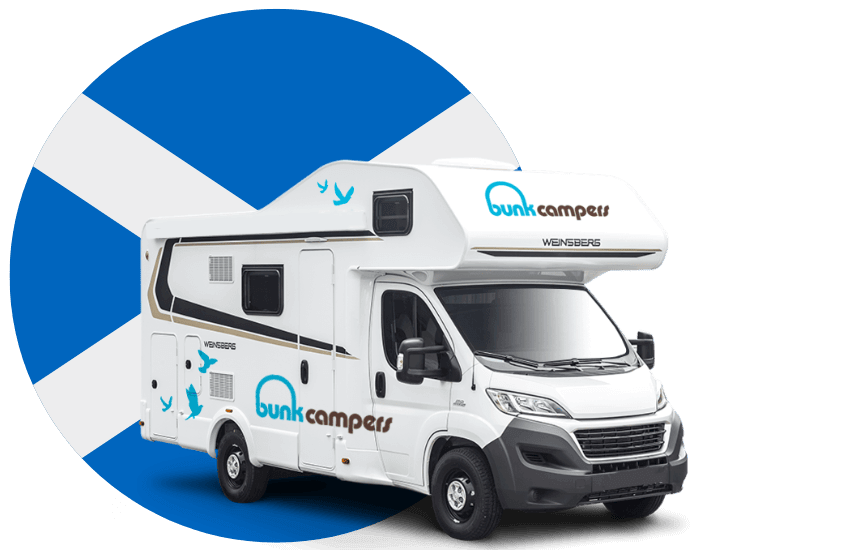 Skotland autocamper flag