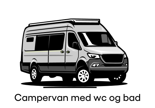 Campervan med wc og bad Campervan med wc og bad