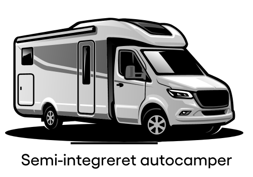 Semi-integreret autocamper Semi-integreret autocamper