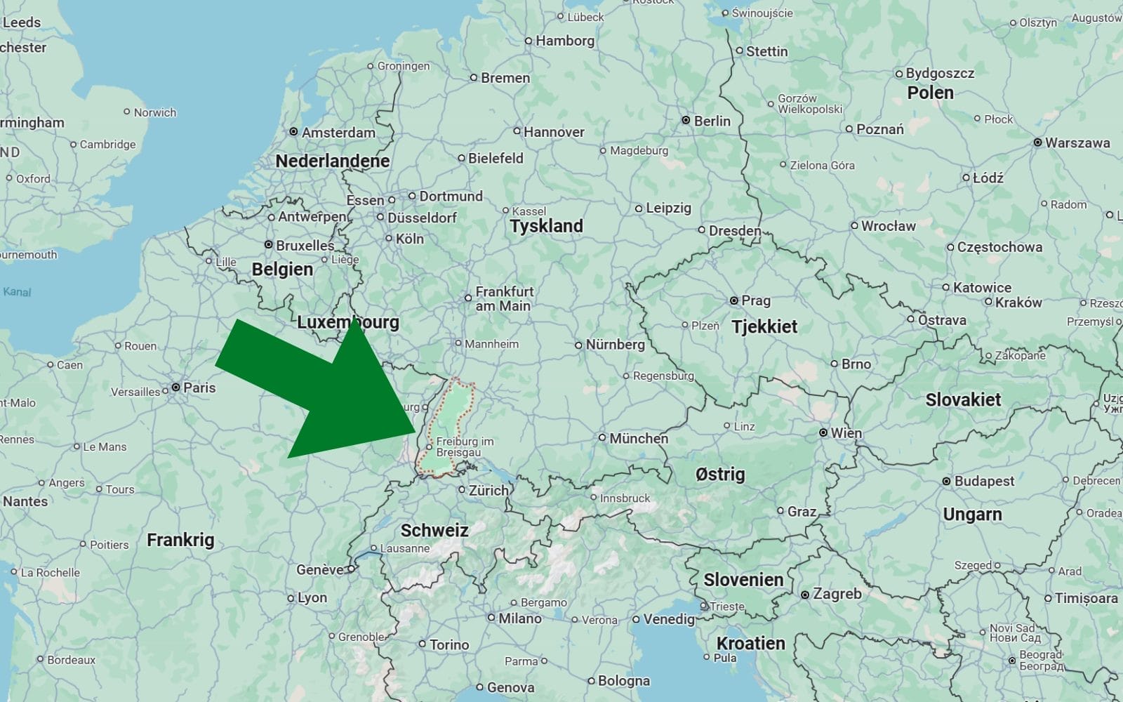 her ligger Scharzwald