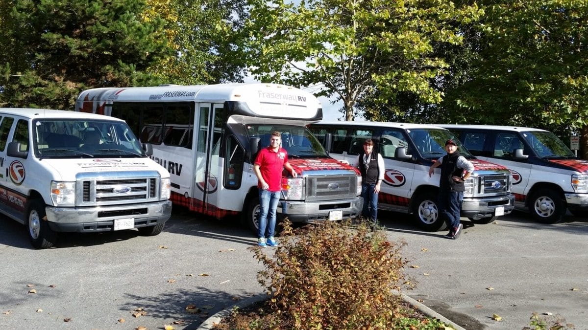 Fraserway shuttle busser